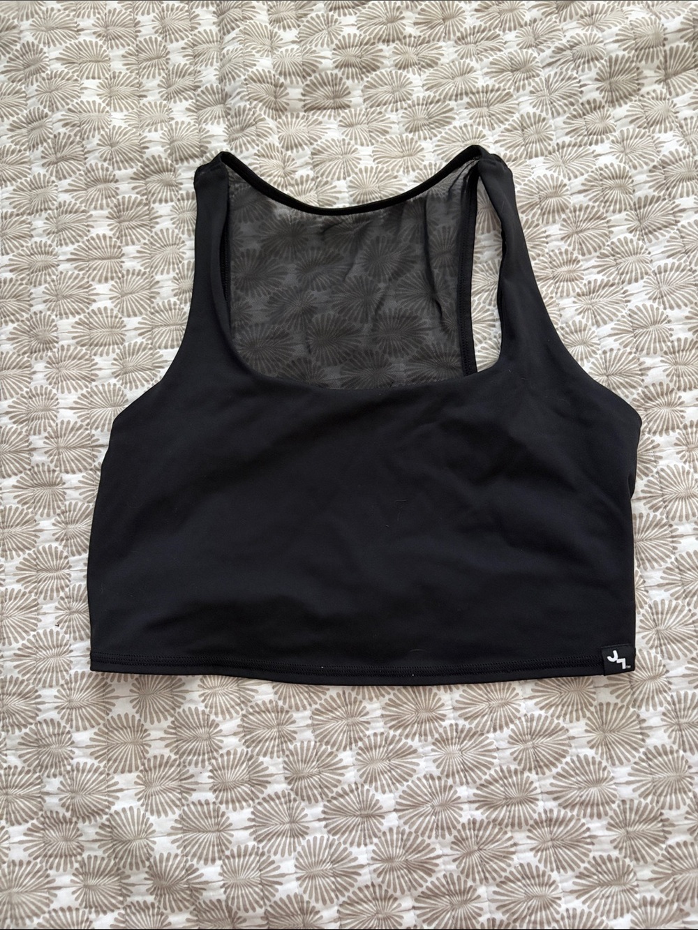 JoyLab Seamless Mesh-Back Sports Bralette